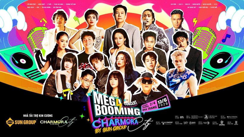 Sun Group “chào sân” Nha Trang bằng đại nhạc hội Mega Booming – Charmora City diễn ra ngày 13/06.