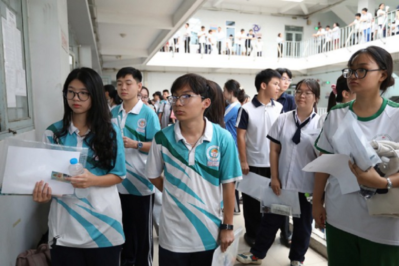 Thí sinh dự thi xét tuyển ĐH-CĐ năm nay. Ảnh: ngọc dương