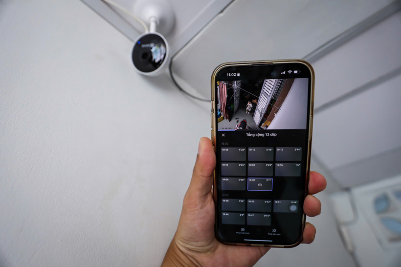 Camera nhà trọ của hộ dân ở phường Gò Vấp (TP.HCM). (Ảnh: Thanh niên)