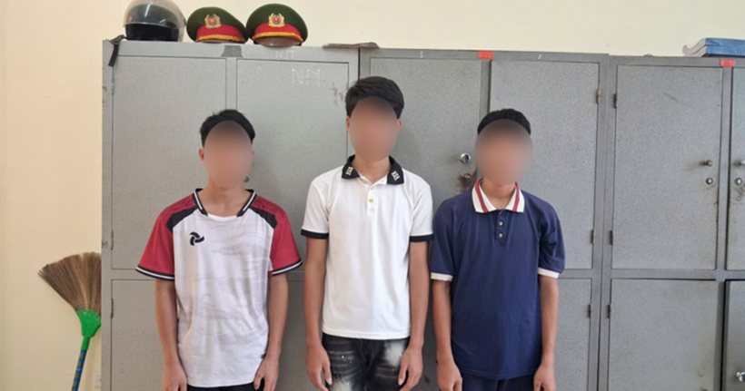 3 bị can vừa bị khởi tố về hành vi Cố ý gây thương tích. (Ảnh: Công an tỉnh Lai Châu)