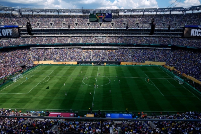 Toàn cảnh sân vận động MetLife trong trận bán kết FIFA Club World Cup giữa Fluminense và Chelsea ngày 8/7/2025. Ảnh: AP