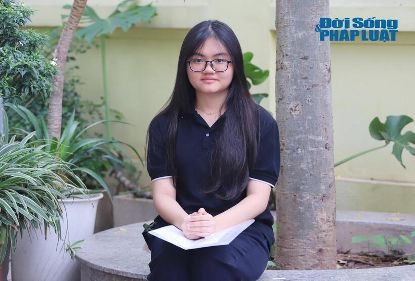 Em Tăng Ngọc Hà (học sinh trường THCS Lương Thế Vinh)