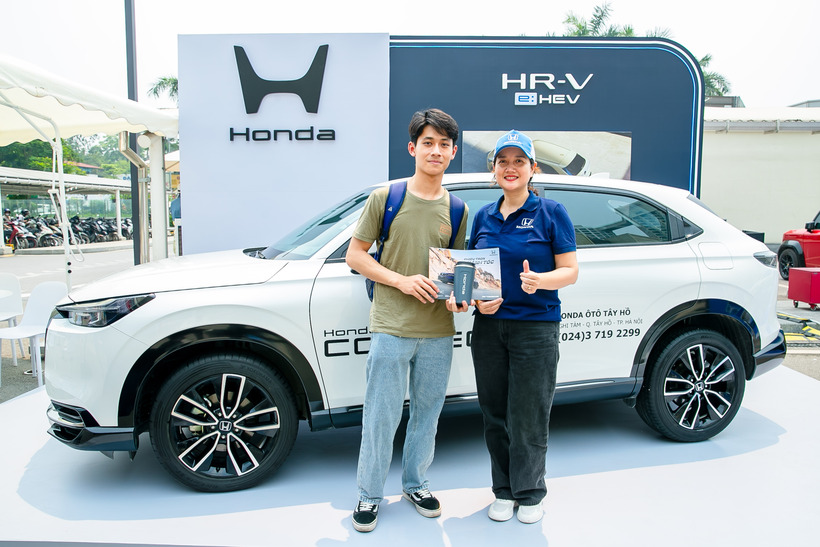 Sự kiện trưng bày và lái thử ô tô Honda.