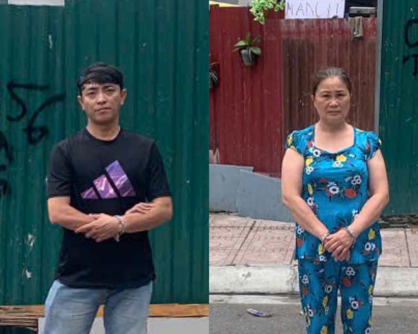 Bắt tạm giam 2 đối tượng gây rối trật tự công cộng ở Hà Nội. Ảnh: Công an Hà Nội