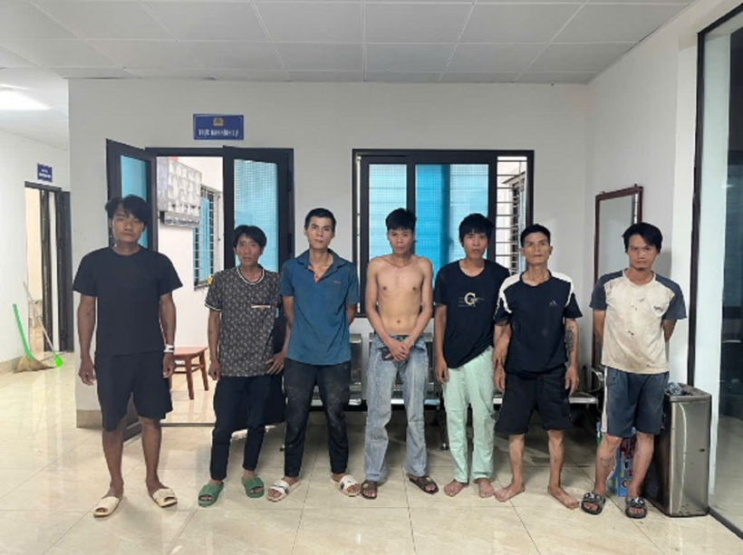 Các đối tượng trong vụ án. Ảnh: Công an tỉnh Hưng Yên