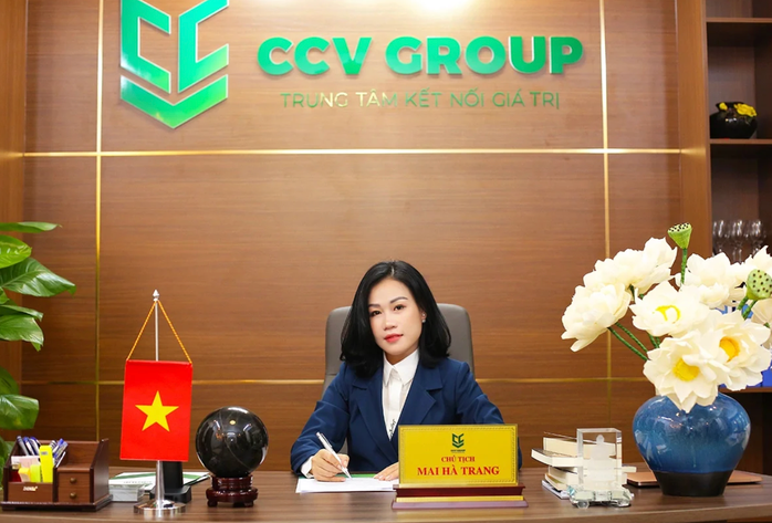 Mai Hà Trang, Chủ tịch HĐQT Công ty CCV Group. Ảnh: CCV