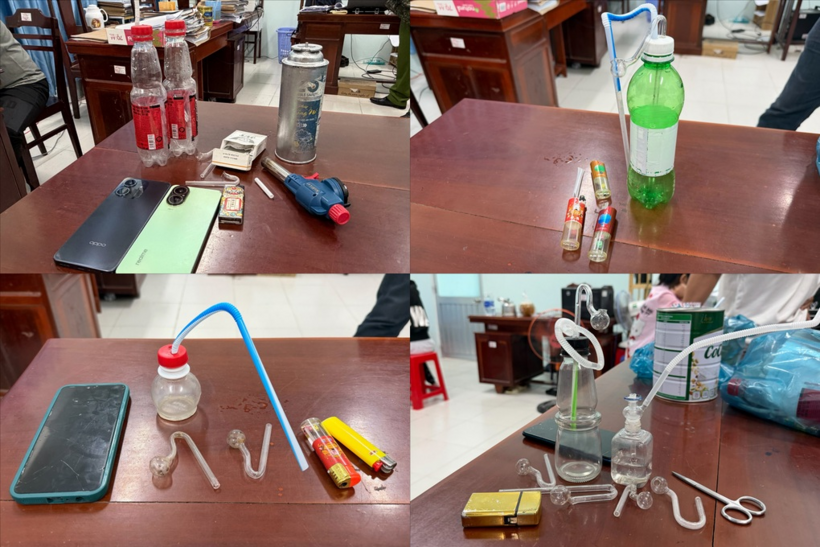 Tang vật vụ việc (Ảnh: Công an TP Cần Thơ).