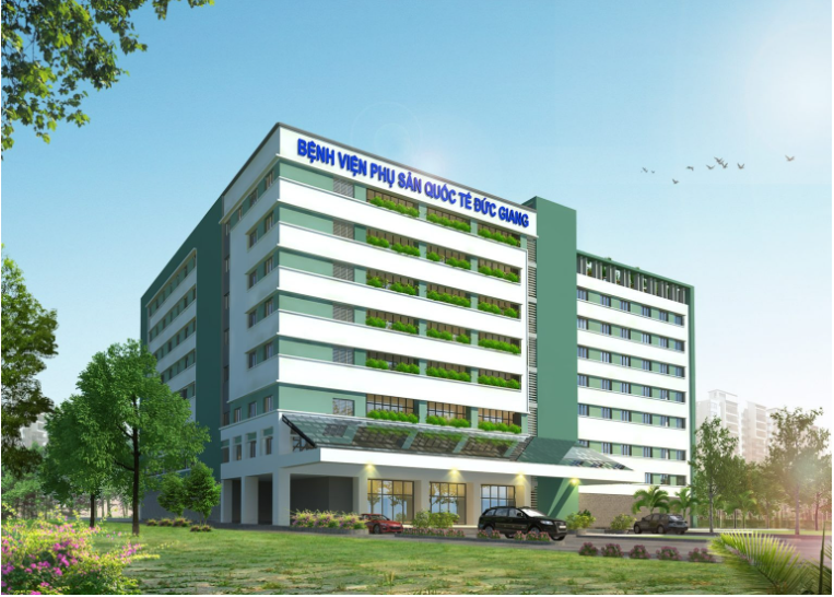Phối cảnh Bệnh viện Phụ sản Quốc tế Đức Giang. Ảnh: Cotec Health Care/ Theo VietNamNet.