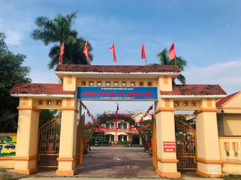 Trường Tiểu học số 2 Quảng Phúc. Ảnh: Sức khỏe & Đời sống
