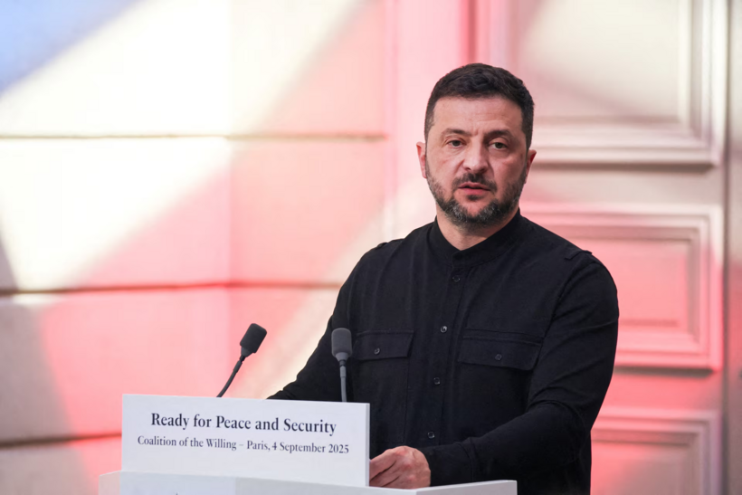 Tổng thống Ukraine Volodymyr Zelensky. Ảnh: Reuters