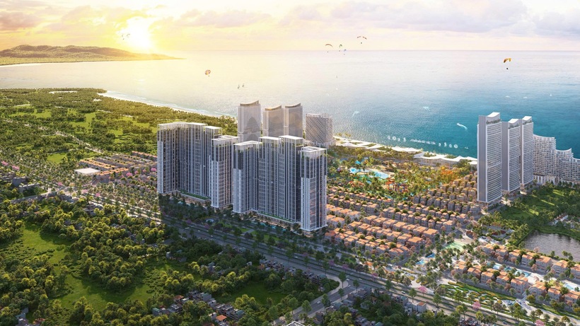 Không gian sống Blanca City hài hòa với thiên nhiên nhờ quy hoạch “vị nhân sinh”. Ảnh phối cảnh: Sun Property