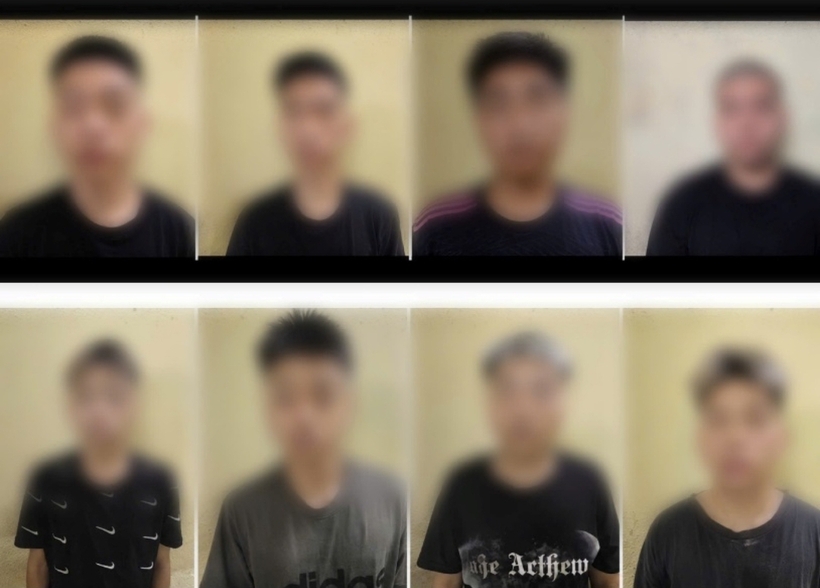 Các đối tượng liên quan đến vụ án. Ảnh Công an Hà Nội.