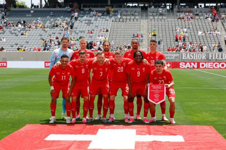 Tuyển Thụy Sĩ sẵn sàng cho World Cup 2026. Ảnh: EPA