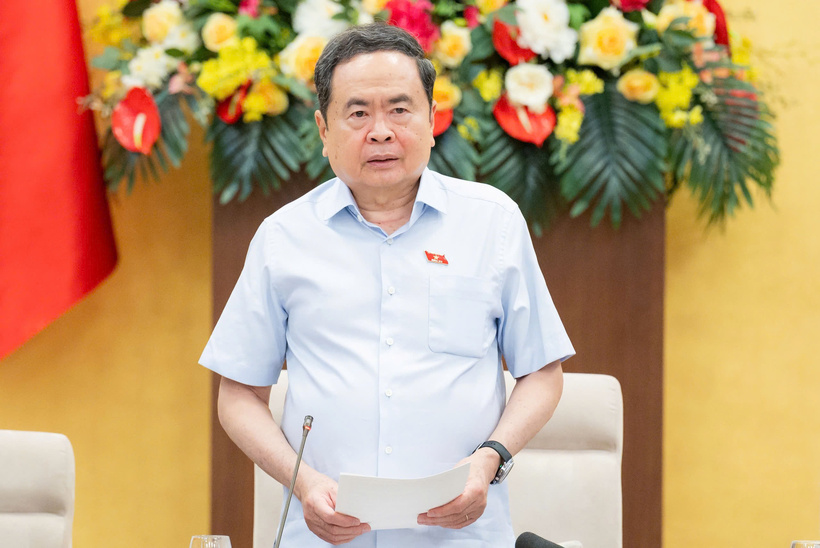 Chủ tịch Quốc hội Trần Thanh Mẫn phát biểu khai mạc (Ảnh: Media Quốc hội).