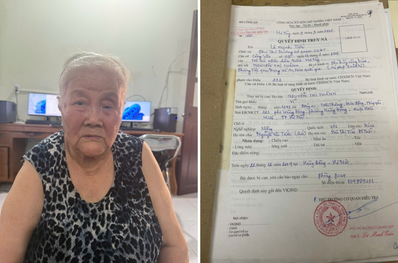 Đối tượng truy nã Nguyễn Thị Thành