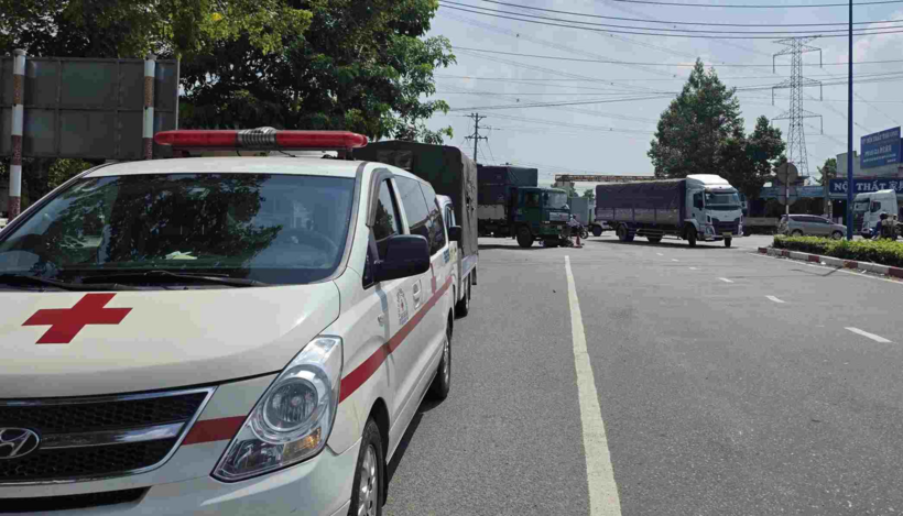 Khu vực xảy ra vụ tai nạn. Ảnh: Đình Trọng.