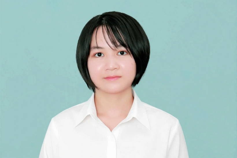 Nguyễn Phan Quỳnh Giang, học sinh lớp 9/1, Trường THCS Phường 1, Đồng Tháp (Ảnh: NVCC)./ Theo Dân trí.