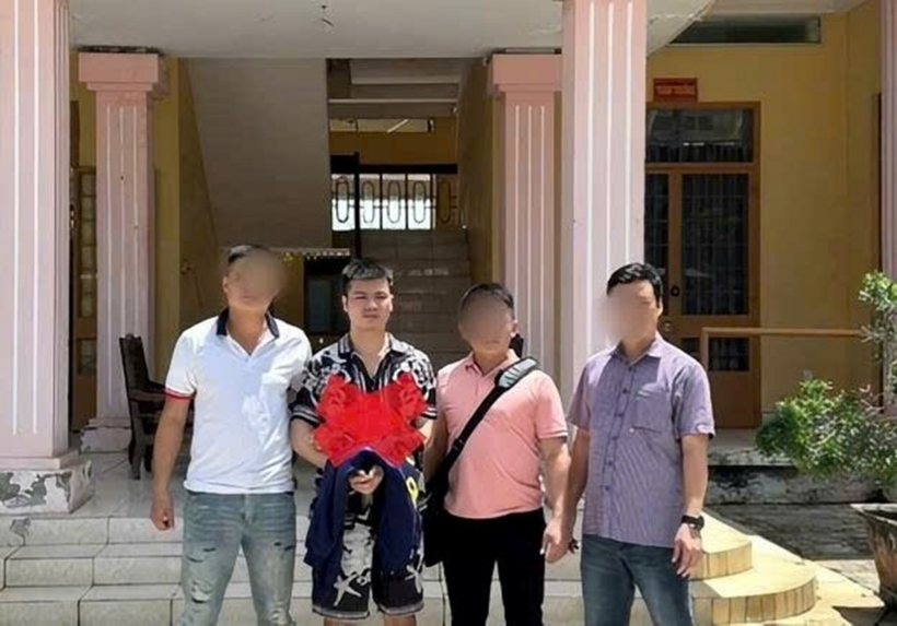Công an xã Kiến Hải bắt giữ đối tượng truy nã nguy hiểm Nguyễn Trung Đức tại Cửa khẩu Quốc tế Mộc Bài