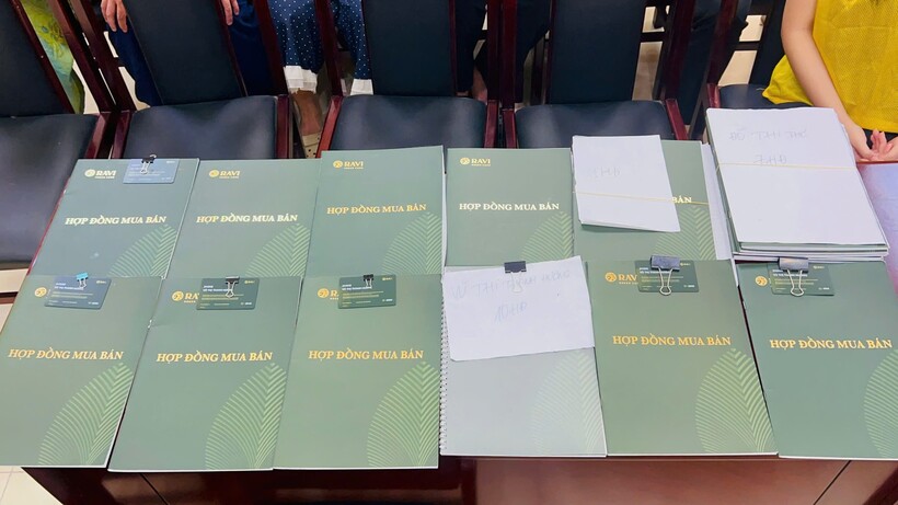 Tang vật của vụ án bị cảnh sát thu giữ.