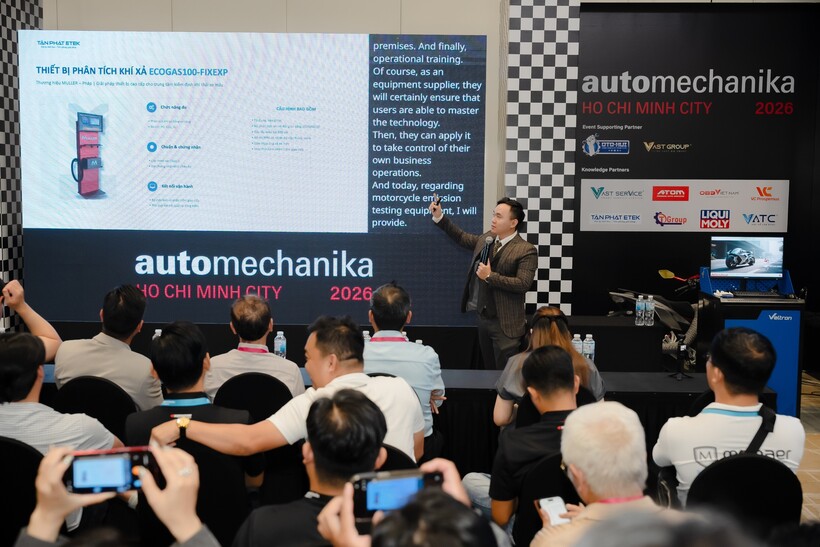 Automechanika HCMC là một trong những triển lãm quốc tế nổi bật.