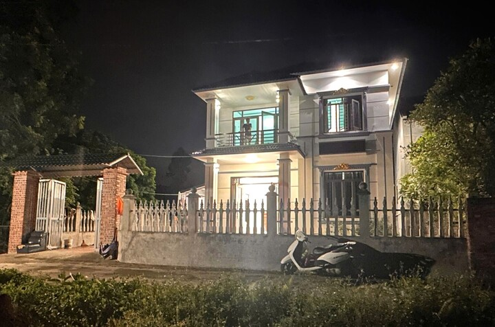 Căn nhà nơi xảy ra vụ án mạng. Ảnh: Công an tỉnh Bắc Ninh