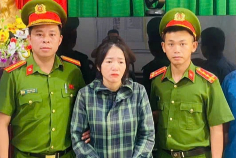 Đối tượng truy nã đặc biệt nguy hiểm Đoàn Thị Thơ bị bắt sau hơn 1 năm lẩn trốn. (Ảnh: Công an tỉnh Quảng Trị)