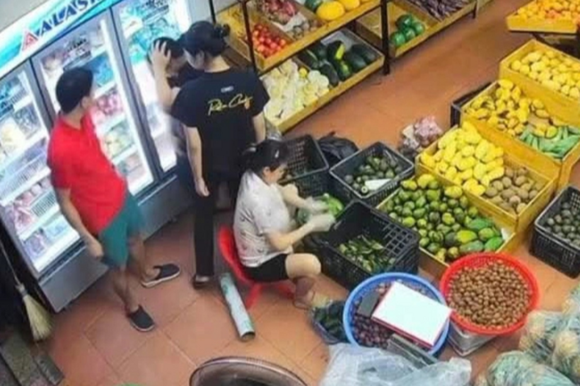 Hình ảnh từ camera giám sát. Ảnh: Dân trí