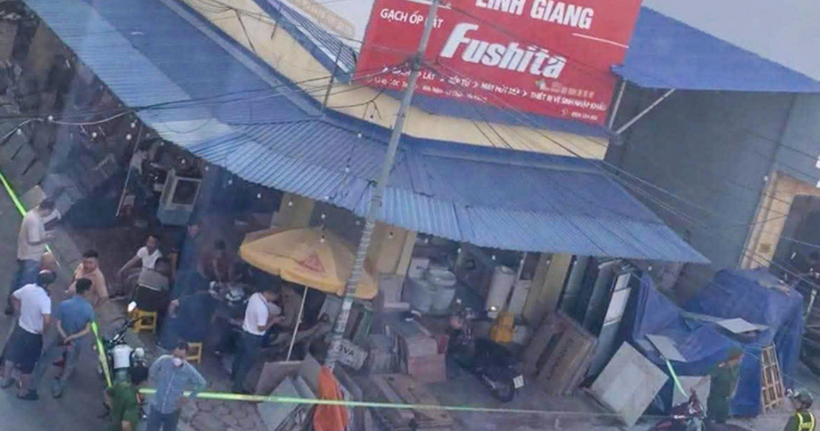 Hiện trường vụ việc. (Ảnh: B.A)