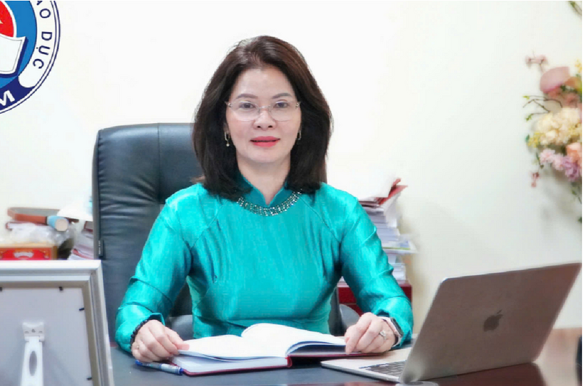 PGS.TS Nguyễn Thị Thu Hằng làm Giám đốc Học viện Quản lý giáo dục. Ảnh: NAEM.