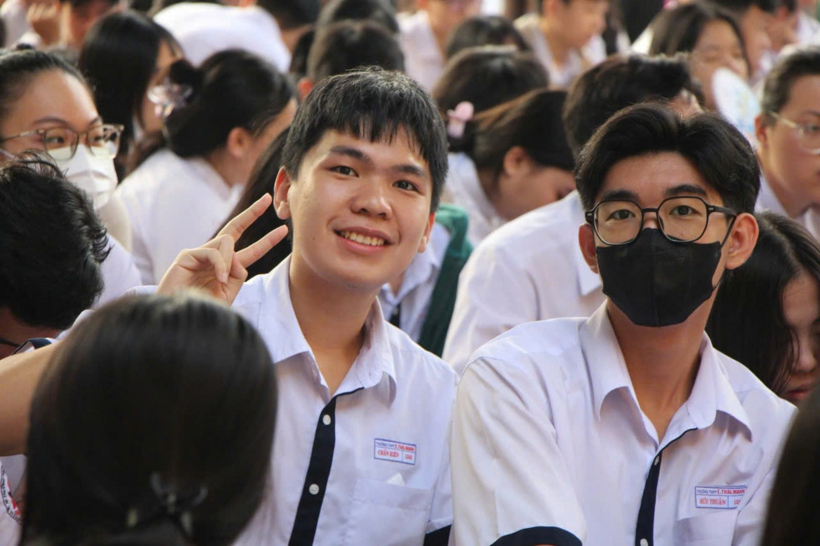 Học sinh ở TP.HCM. Ảnh: Dân trí