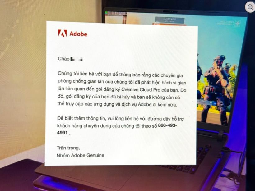 Nhiều khách hàng cho biết đã bị Adobe khoá tài khoản. Ảnh:  Tạp chí Tri thức