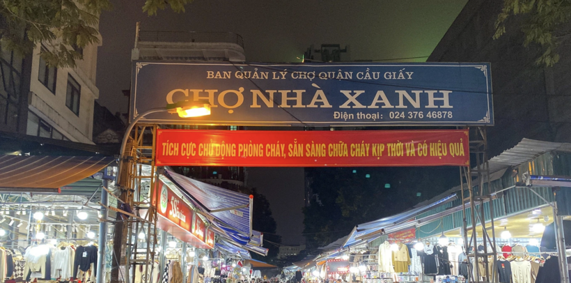 Cổng chợ Nhà Xanh (Ảnh: CTV).