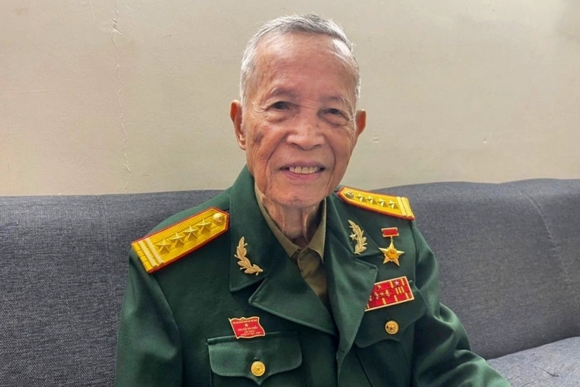 Anh hùng La Văn Cầu (Ảnh: Huyền Minh).