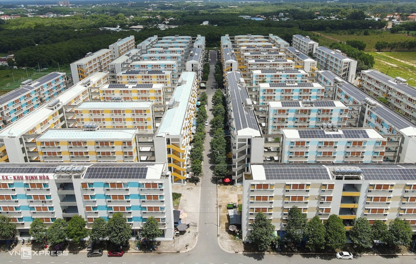 Khu nhà ở xã hội Định Hòa thuộc phường Chánh Hiệp, TP HCM. Ảnh: Quỳnh Trần