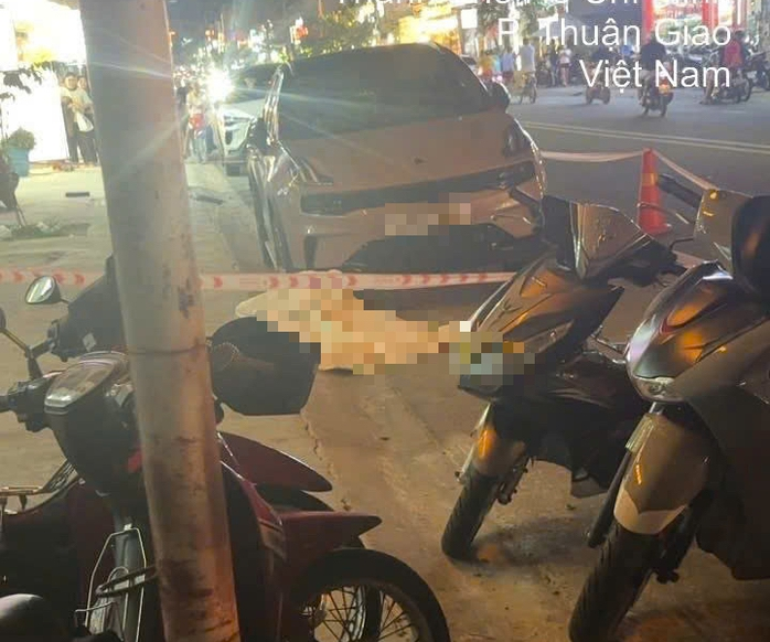 Công an đang điều tra vụ người đàn ông  rơi từ tầng cao khách sạn tử vong. Ảnh: Người lao động.