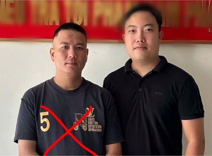Đối tượng Nguyễn Trọng Duy đến Phòng Cảnh sát Hình sự, Công an thành phố Hải Phòng đầu thú. Ảnh Công an thành phố Hải Phòng. Ảnh: Công an Hải Phòng.