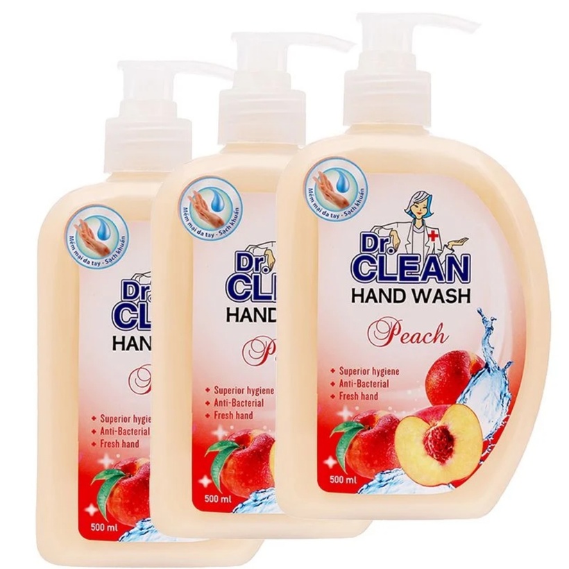 Thu hồi, tiêu hủy trên toàn quốc lô sữa rửa tay hương đào Dr. Clean Peach 500g do công thức thực tế không đúng hồ sơ đã công bố.