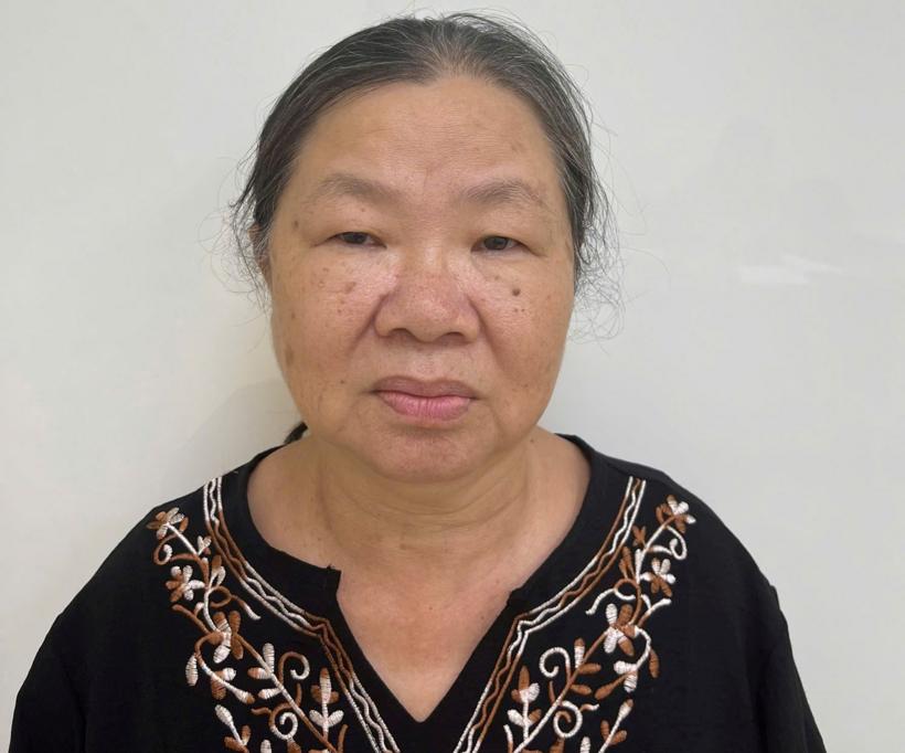 Bị can Nguyễn Thị Kim Oanh (nguyên là cán bộ ngân hàng). (Ảnh: Công an Hải Phòng)