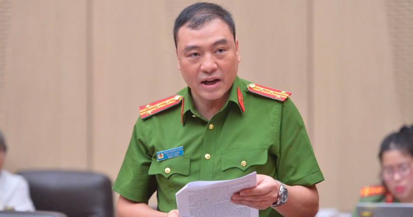 Đại tá Phạm Trường Giang, Phó Cục trưởng Cục Cảnh sát điều tra tội phạm về kinh tế, tham nhũng, buôn lậu.