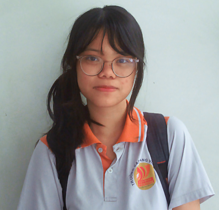 Học trường nghề, Uyên Thy đạt điểm môn lịch sử gần như tuyệt đối. Ảnh: Tuổi trẻ Online