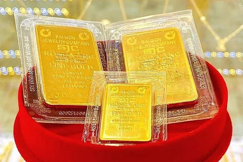 Giá vàng mới nhất hôm nay 2/7: Vàng miếng SJC bán ra "bốc hơi" 600.000 đồng/lượng. Ảnh minh họa