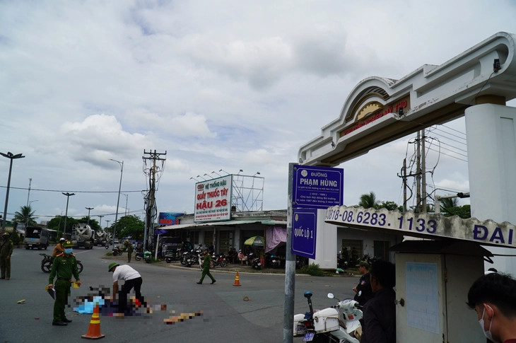 Vụ tai nạn khiến 2 bà cháu thiệt mạng. Ảnh: Tuổi Trẻ
