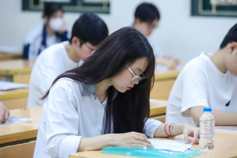 Thí sinh tham dự kỳ thi tốt nghiệp THPT năm 2025. Ảnh: Vân Trang
