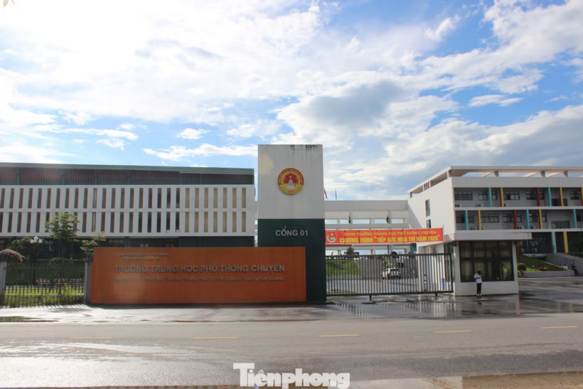 Trường THPT chuyên Tuyên Quang. Ảnh: Tiền phong.
