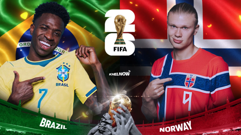 World Cup 2026: Brazil đối đầu Na Uy. (Ảnh: Khelnow)