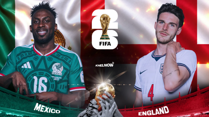 World Cup 2026: Anh chạm trán Mexico. (Ảnh: Khelnow)