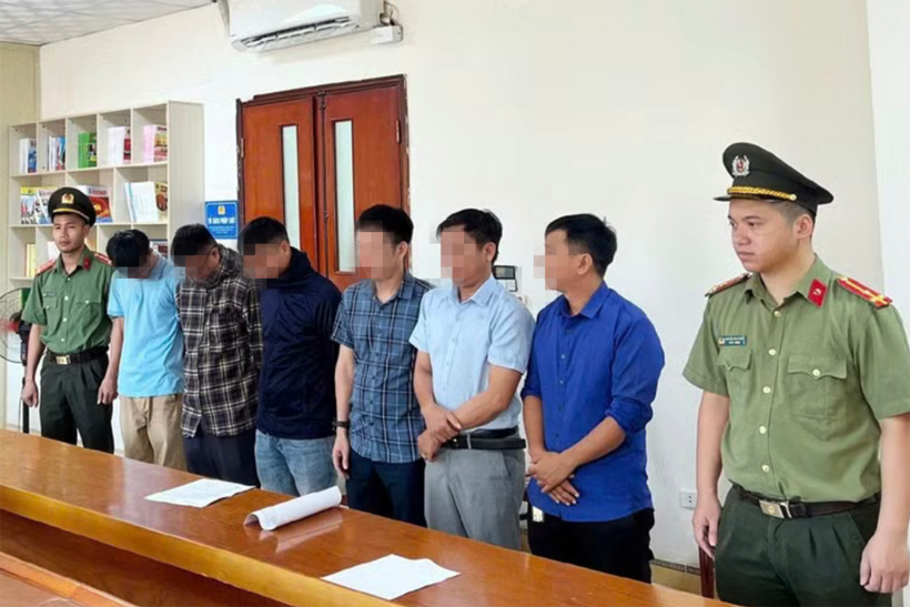 Cơ quan An ninh điều tra khởi tố thêm 6 bị can trong vụ án làm giả kết quả thí nghiệm vật liệu xây dựng. Ảnh: Công an Hà Tĩnh