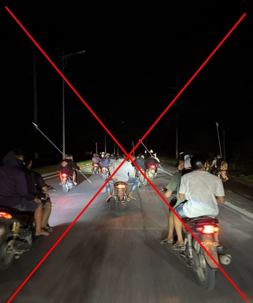 Các đối tượng tham gia vụ gây rối trật tự công cộng xảy ra ngày 21/6/2026. Ảnh Công an tỉnh Phú Thọ.