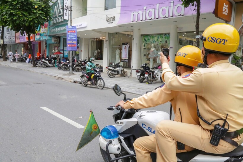 Việc sử dụng các thiết bị nghiệp vụ ghi hình vi phạm nhằm góp phần nâng cao ý thức chấp hành của người dân.