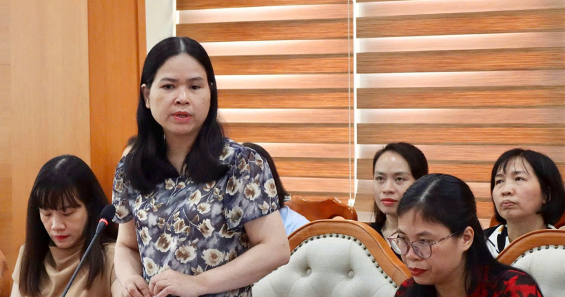 Các đại biểu phát biểu tại Hội nghị.